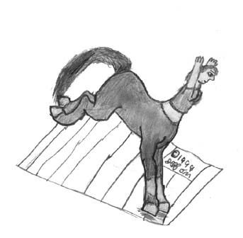 A Rearing Centauress