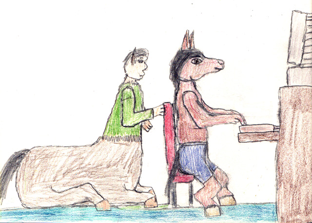 Anthro Horse and Centaur