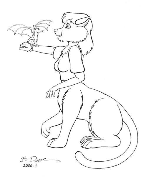 A fire lizard!