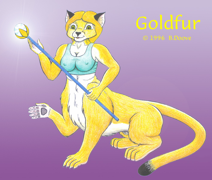 A Portrait of Chakat Goldfur