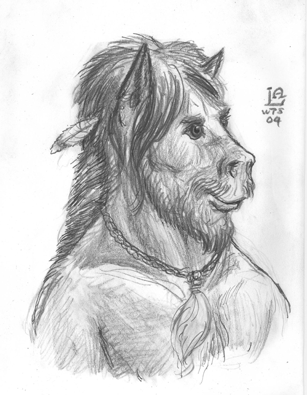 CENTAUR HEAD (MALE)